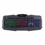 Teclado Gamer X-Lizzard retroiluminado Led Y Usb Anti-ghosting